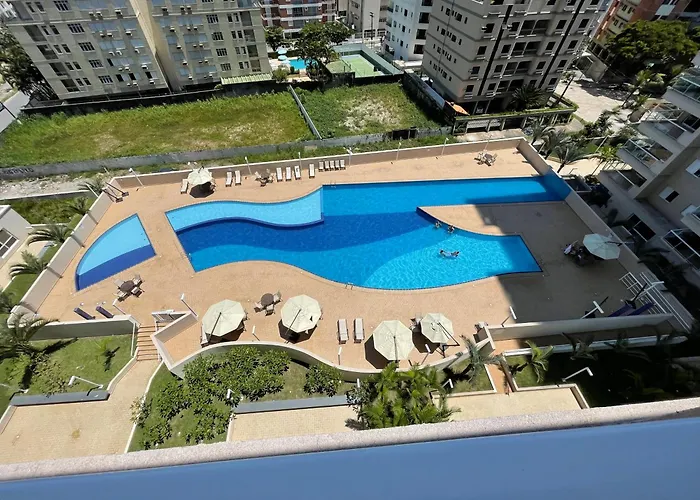 Apto 124C - Linda Vista Para O Mar E Lazer De Clube Guarujá